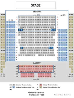 North Shore Theater Seating Chart